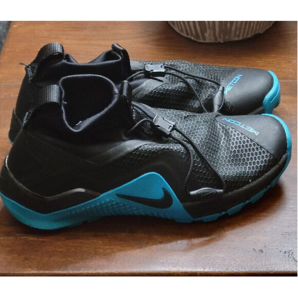 Nike Metcon X SF Black Sport  Light Current Blue Sneakers BQ3123-040 like new - Picture 3 of 10